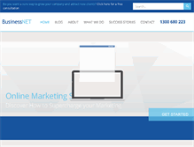 Tablet Screenshot of businessnet.com.au